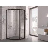 Душова кабіна ASIGNATURA Altea 90*90 б/п, проф. чорн. мат., скло прозр.(6мм), розсувна 29020802 Душова кабіна ASIGNATURA Altea 90*90 б/п, проф. чорн. мат., скло прозр.(6мм), розсувна 29020802