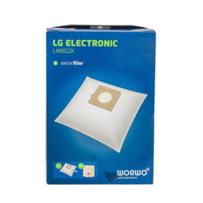 LG LMB02K WORWO Набір мішків (4 шт) для пилососа LG LMB02K WORWO Набір мішків (4 шт) для пилососа