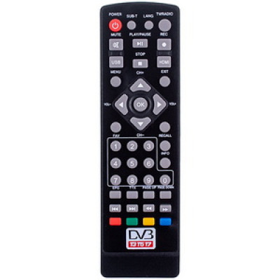Пульт дистанційного керування для DVB-T2 Beko T3, T5, T7, T777