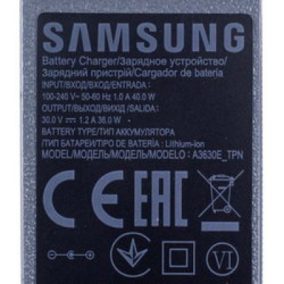 Адаптер для акумуляторного пилососа Samsung DJ44-00013H 100-240V 36W 1.2A Адаптер для акумуляторного пилососа Samsung DJ44-00013H 100-240V 36W 1.2A
