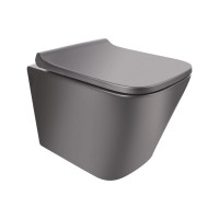 Унітаз підвісний Qtap Tern безобідковий з сідінням Soft-close QT1733052ERMB Унітаз підвісний Qtap Tern безобідковий з сідінням Soft-close QT1733052ERMB