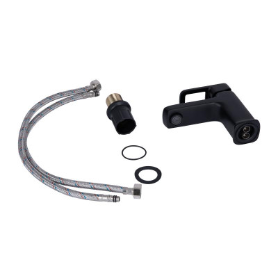 Смеситель для раковины Lidz Wawel 001 (k35) LDWAW001BLA45392 Black Смеситель для раковины Lidz Wawel 001 (k35) LDWAW001BLA45392 Black