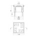 Трап Lidz (WHI) 60 07 T002 00 вертикальный с пластиковой решеткой 150х150 Трап Lidz (WHI) 60 07 T002 00 вертикальный с пластиковой решеткой 150х150
