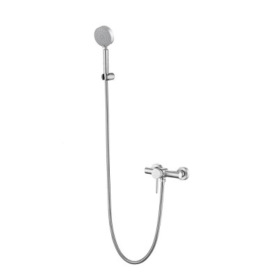 Змішувач для душу Lidz Aria 010 (з душовим гарнітуром) (k35) LDARI010NKS43361 Nickel Змішувач для душу Lidz Aria 010 (з душовим гарнітуром) (k35) LDARI010NKS43361 Nickel