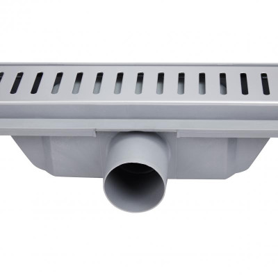 Трап Qtap Dry FA304-700 линейный с сухим затвором и нержавеющей решеткой 700х73 Трап Qtap Dry FA304-700 линейный с сухим затвором и нержавеющей решеткой 700х73