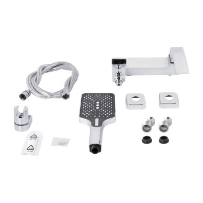 Смеситель для ванны Qtap Swan Cascada с поворотным изливом (c душевым гарнитуром) QTSWA260CRM45565 Chrome Смеситель для ванны Qtap Swan Cascada с поворотным изливом (c душевым гарнитуром) QTSWA260CRM45565 Chrome