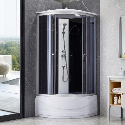 Душевой бокс Lidz Tani SB90x90.SAT.HIGH.GR, стекло тонированное 4 мм Душевой бокс Lidz Tani SB90x90.SAT.HIGH.GR, стекло тонированное 4 мм