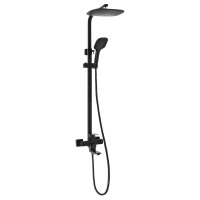 Душевая система универсальная Lidz Kubis 1030 на три потребителя (с изливом) (k35) LDKUB1030BLA35724 Black Душевая система универсальная Lidz Kubis 1030 на три потребителя (с изливом) (k35) LDKUB1030BLA35724 Black