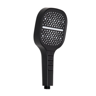 Лійка для ручного душу Qtap Rucni 130x130 мм QTRUC125BLM45957 Black Matt Лійка для ручного душу Qtap Rucni 130x130 мм QTRUC125BLM45957 Black Matt