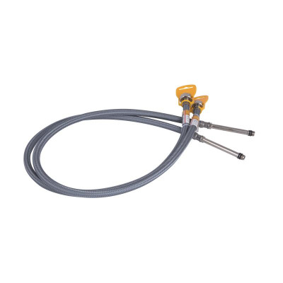 SD FORTE Шланг для воды, NYLON   М10*60 см длинный (пара)   SF390W60L