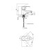 Смеситель для раковины Lidz Anny 001F (k40) LDANN001FCRM35119 Chrome