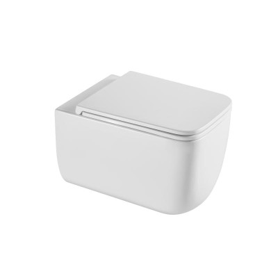 Унитаз подвесной Qtap Gemini безободковый с сиденьем Soft-close QT2533076EUQW Унитаз подвесной Qtap Gemini безободковый с сиденьем Soft-close QT2533076EUQW