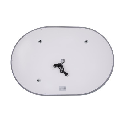 Зеркало Qtap Gemini 650х900 с LED-подсветкой Touch, с антизапотеванием, с диммером, рег. темп. цвета (3000-6500K) Reverse QT2578R6590