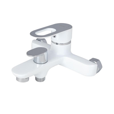 Смеситель для ванны Lidz Latwa 006 (c душевым гарнитуром) (k35) LDLAT006WHI45424 White Смеситель для ванны Lidz Latwa 006 (c душевым гарнитуром) (k35) LDLAT006WHI45424 White