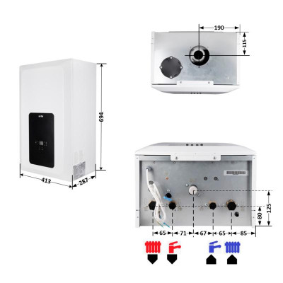Котел газовый Airfel Elegant 24 кВт Котел газовый Airfel Elegant 24 кВт