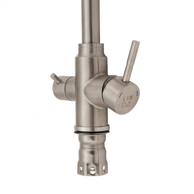 Смеситель для кухни Lidz Aria 020F1 с подключением для питьевой воды (k35) LDARI020F1NKS34941 Nickel Смеситель для кухни Lidz Aria 020F1 с подключением для питьевой воды (k35) LDARI020F1NKS34941 Nickel