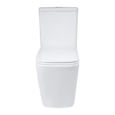 Унитаз напольный Qtap Tern Ultra Quiet безободковый с сиденьем Soft-Close QT17222175AUQ1W White