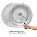 Кухонная мойка Lidz 5745 0,8 мм Micro Decor (LIDZ5745MDEC) Кухонная мойка Lidz 5745 0,8 мм Micro Decor (LIDZ5745MDEC)