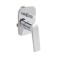 Змішувач для душу Qtap Vlasta прихованого монтажу на два споживача QTVLA6028102NC Chrome Змішувач для душу Qtap Vlasta прихованого монтажу на два споживача QTVLA6028102NC Chrome