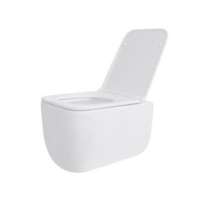 Унитаз подвесной Qtap Gemini безободковый с сиденьем Soft-close QT2533076EUQW Унитаз подвесной Qtap Gemini безободковый с сиденьем Soft-close QT2533076EUQW