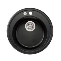 Кухонная мойка Lidz D510/200 BLM-14 (LIDZBLM14D510200) Кухонная мойка Lidz D510/200 BLM-14 (LIDZBLM14D510200)