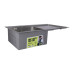 Мойка для кухни интегрированная Lidz Handmade H7849R крыло справа (LDH7849BRUR45591) Brushed Steel 3,0/1,0 мм Мойка для кухни интегрированная Lidz Handmade H7849R крыло справа (LDH7849BRUR45591) Brushed Steel 3,0/1,0 мм