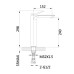 Смеситель для раковины Qtap Presto высокий QTPRE269CRW45577 Chrome/White
