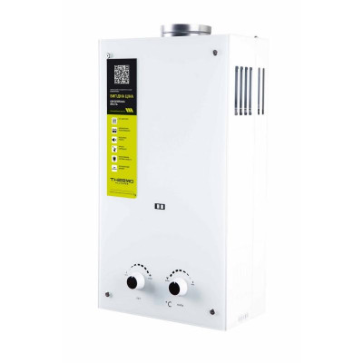 Колонка газовая дымоходная Thermo Alliance JSD20-10GE 10 л панель из стекла White Колонка газовая дымоходная Thermo Alliance JSD20-10GE 10 л панель из стекла White