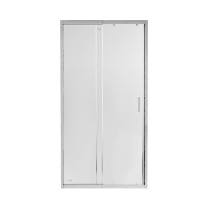 Душові двері в нішу Qtap Taurus CRM209-1.C6 90-100x200 см, скло Clear 6 мм, покриття CalcLess