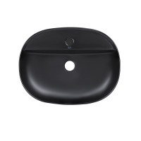 Раковина-чаша Qtap Scorpio 500x380x120 Matt black QT146533MB