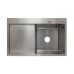 Мойка для кухни интегрированная Lidz Handmade H7849L крыло слева (LDH7849BRUL45592) Brushed Steel 3,0/1,0 мм Мойка для кухни интегрированная Lidz Handmade H7849L крыло слева (LDH7849BRUL45592) Brushed Steel 3,0/1,0 мм