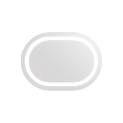Зеркало Qtap Gemini 600х800 с LED-подсветкой Touch, с антизапотеванием, с диммером, рег. темп. цвета (3000-6500K) Reverse QT2578R6080