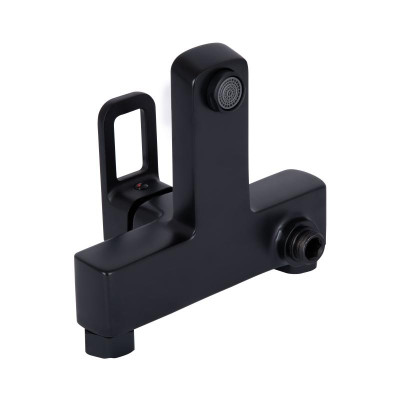 Смеситель для ванны Lidz Wawel 006 (c душевым гарнитуром) (k35) LDWAW006BLA45393 Black Смеситель для ванны Lidz Wawel 006 (c душевым гарнитуром) (k35) LDWAW006BLA45393 Black