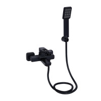 Смеситель для ванны Lidz Wawel 006 (c душевым гарнитуром) (k35) LDWAW006BLA45393 Black Смеситель для ванны Lidz Wawel 006 (c душевым гарнитуром) (k35) LDWAW006BLA45393 Black