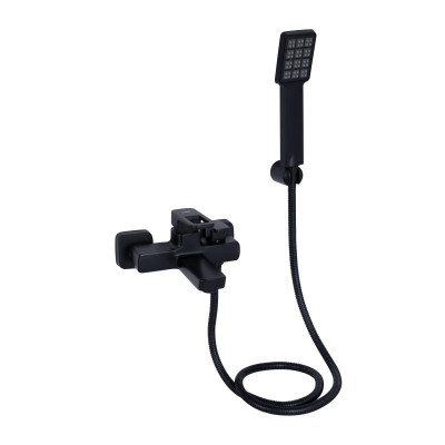 Смеситель для ванны Lidz Wawel 006 (c душевым гарнитуром) (k35) LDWAW006BLA45393 Black Смеситель для ванны Lidz Wawel 006 (c душевым гарнитуром) (k35) LDWAW006BLA45393 Black