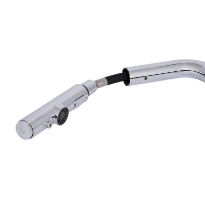 Змішувач для кухні Qtap Rozcesti з висувним виливом з підключенням для питної води QTROZ367CRM45941 Chrome Змішувач для кухні Qtap Rozcesti з висувним виливом з підключенням для питної води QTROZ367CRM45941 Chrome