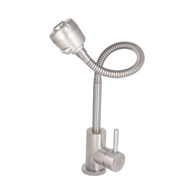 Смеситель для кухни Lidz Aria 015F41 с гибким изливом (k35) LDARI015F41NKS45306 Nickel Смеситель для кухни Lidz Aria 015F41 с гибким изливом (k35) LDARI015F41NKS45306 Nickel