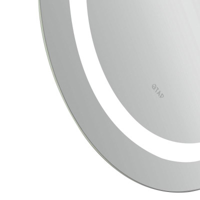 Зеркало Qtap Gemini 800х700 с LED-подсветкой Touch, с антизапотеванием, с диммером, рег. темп. цвета (3000-6500K) Reverse QT2578R8070
