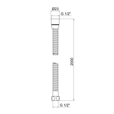 Шланг Lidz Niagara 04 2 м LDNIA04CRM35453 Chrome Шланг Lidz Niagara 04 2 м LDNIA04CRM35453 Chrome