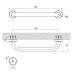 Поручень Lidz Oreo 0301 прямий 35 см LDORE0301CRM22318 Chrome Поручень Lidz Oreo 0301 прямий 35 см LDORE0301CRM22318 Chrome