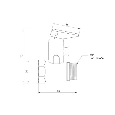 Подрывной клапан Icma 3/4