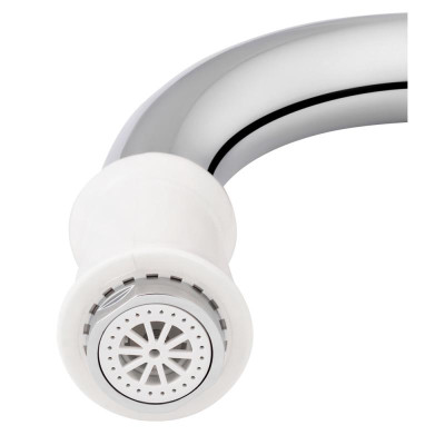Проточний кран-водонагрівач кухонний для кухні Lidz Warm 058 LDWAR058WCR24985 White / Chrome Проточний кран-водонагрівач кухонний для кухні Lidz Warm 058 LDWAR058WCR24985 White / Chrome