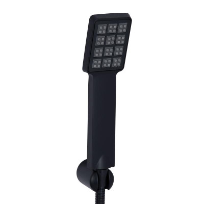 Смеситель для ванны Lidz Wawel 006 (c душевым гарнитуром) (k35) LDWAW006BLA45393 Black Смеситель для ванны Lidz Wawel 006 (c душевым гарнитуром) (k35) LDWAW006BLA45393 Black