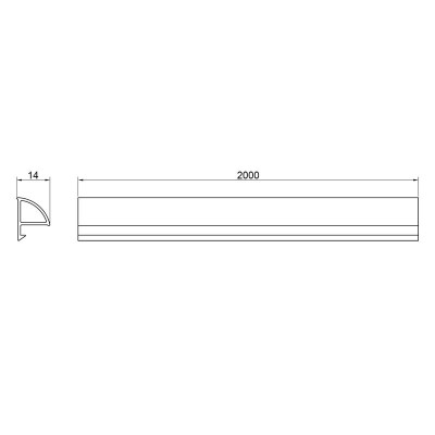Набір декоративні планки для піддону та ванни (2x2м) + з'єднання + 2 ковпачки Qtap WCS012 Набір декоративні планки для піддону та ванни (2x2м) + з'єднання + 2 ковпачки Qtap WCS012