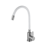 Смеситель для кухни Lidz Aria 015F3 с гибким изливом (k35) LDARI015F3WHI43362 White Смеситель для кухни Lidz Aria 015F3 с гибким изливом (k35) LDARI015F3WHI43362 White