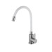 Змішувач для кухні Lidz Aria 015F3 з гнучким виливом (k35) LDARI015F3WHI43362 White / Nickel
