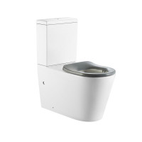 Унитаз напольный Qtap Freedom инклюзивный Rimless безободковый с сиденьем Soft-Close WHITE QT22226098W