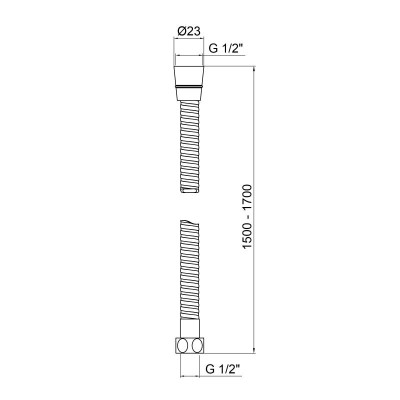 Шланг Lidz Niagara 06 1,5-1,7 м LDNIA06CRM35454 Chrome Шланг Lidz Niagara 06 1,5-1,7 м LDNIA06CRM35454 Chrome