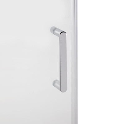 Душові двері в нішу Qtap Taurus CRM201-11.C6 110-120x200 см, скло Clear 6 мм, покриття CalcLess