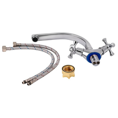 Смеситель для кухни Lidz Lamb 276F двухвентильный LDLAM276FCRM22019 Chrome Смеситель для кухни Lidz Lamb 276F двухвентильный LDLAM276FCRM22019 Chrome